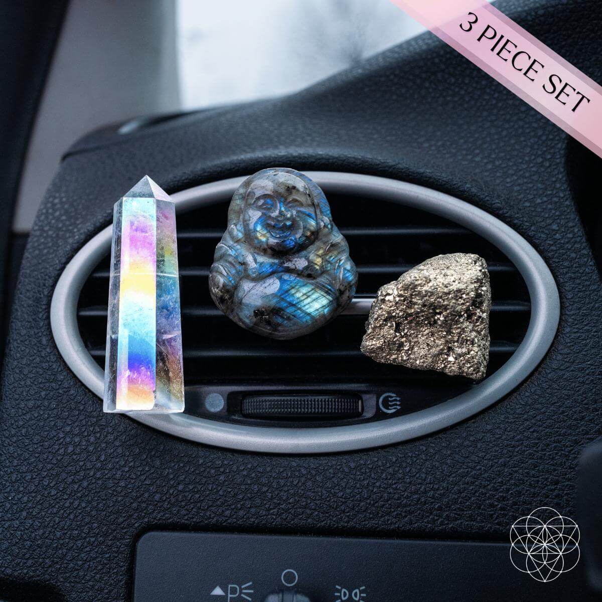 Joyous Traveler - Floating Crystal Car Kit by Conscious Items at Shirley Shoppe