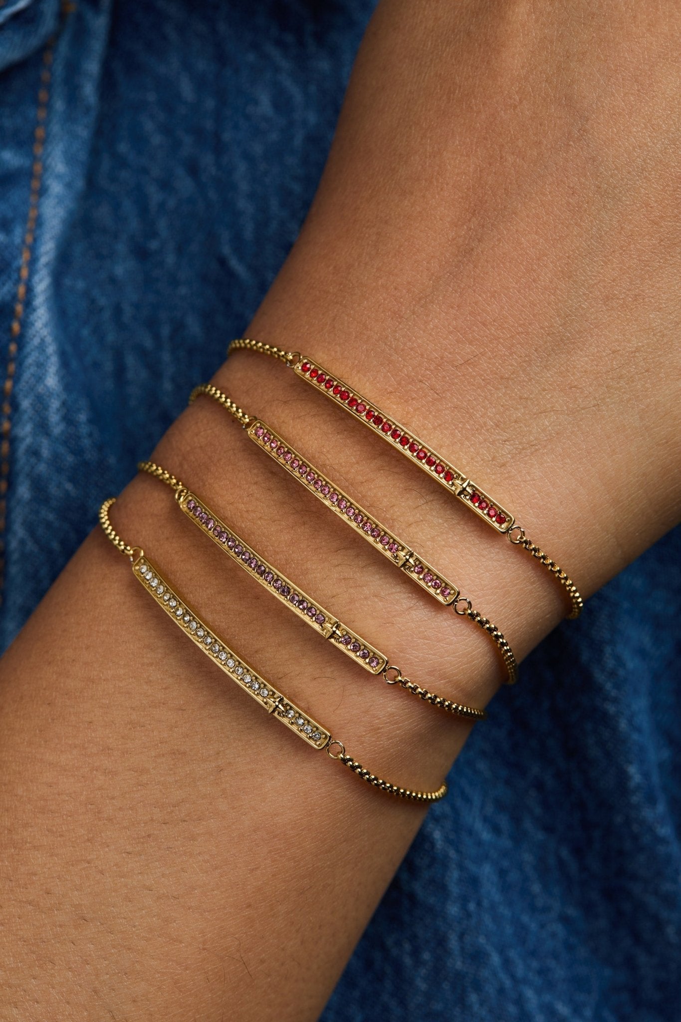July Everyday Birthstone Pave Bolo Bracelet by ALEX AND ANI at Shirley Shoppe