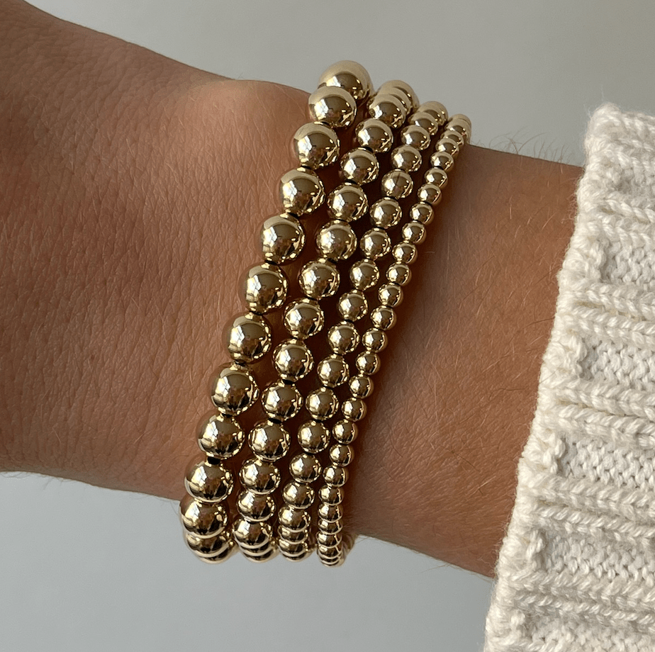 juno bracelet four stack (3+4+5+6mm) by Cuffed by Nano LLC at Shirley Shoppe