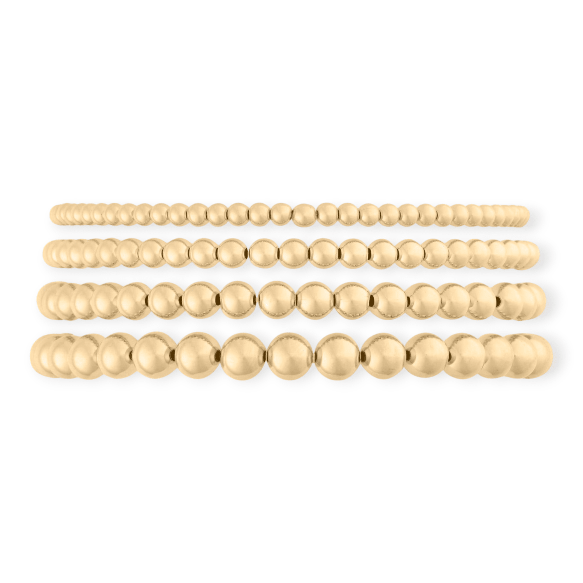 juno bracelet four stack (3+4+5+6mm) by Cuffed by Nano LLC at Shirley Shoppe