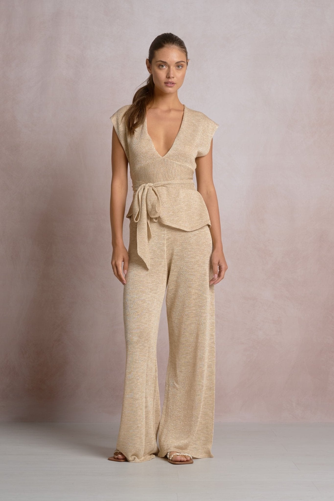 Kaui Pant Beige by Shop Elan at Shirley Shoppe