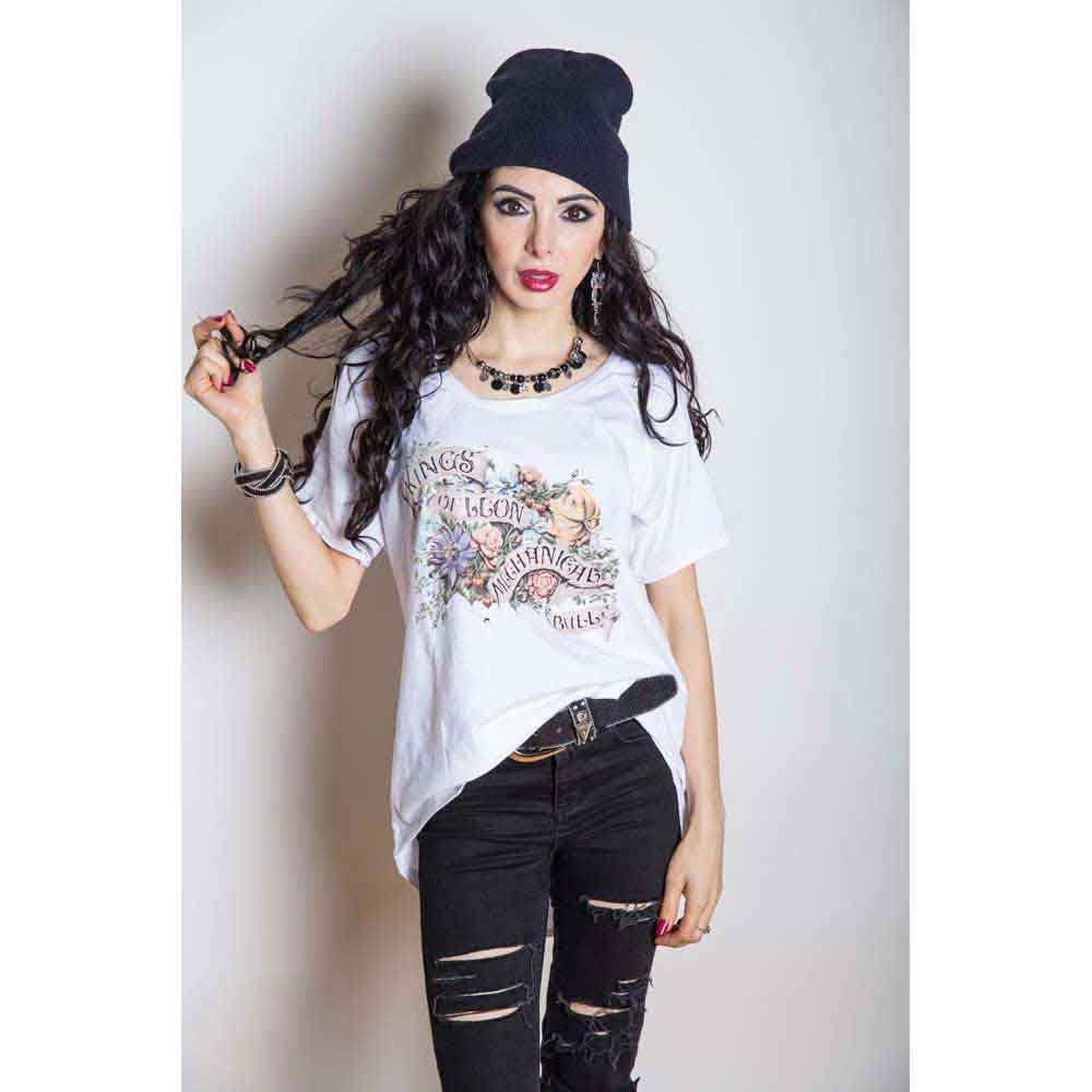 Kings Of Leon Flowers [T-Shirt] by Rock Band Apparel at Shirley Shoppe