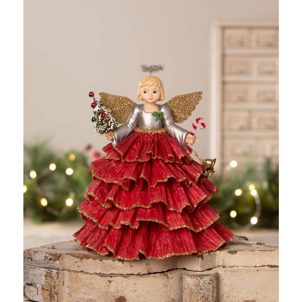 Kitschmas Angel Tree Topper by Bethany Lowe Designs by Quirks! at Shirley Shoppe