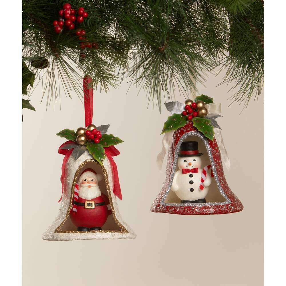 Kitschmas Santa in Bell | Bethany Lowe | Christmas Decor