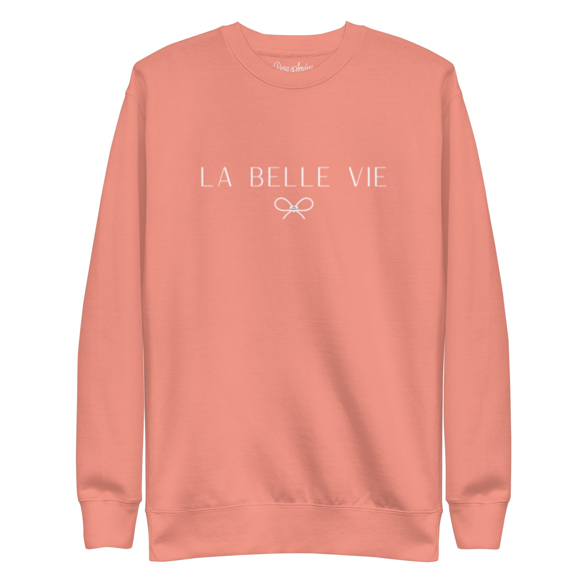LA BELLE VIE SWEATSHIRT • EMBROIDERED PULLOVER by DARA SENDERS at Shirley Shoppe