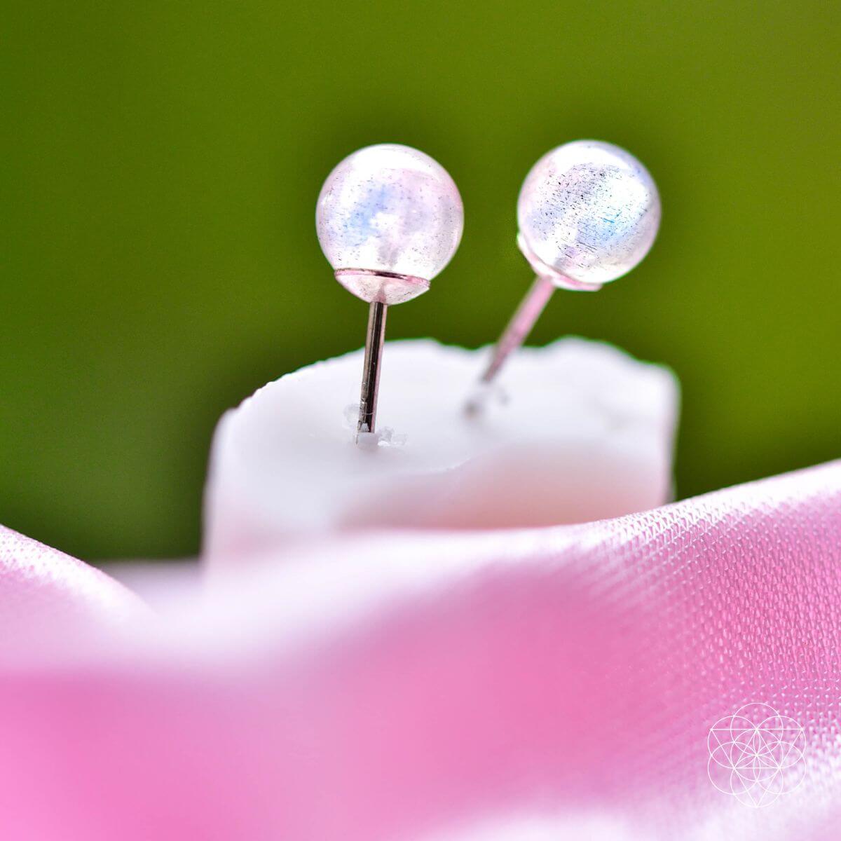 Labradorite Stabilization Earrings by Conscious Items at Shirley Shoppe