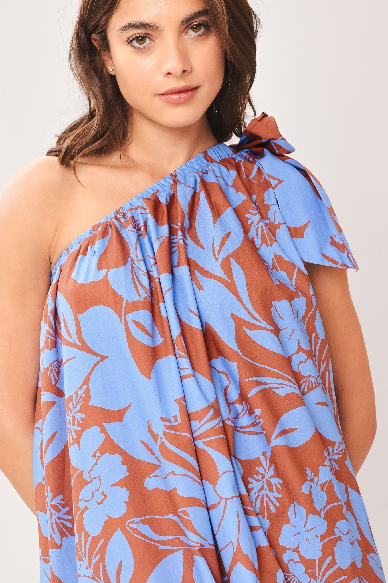 LAGOON FLOW WOVEN MIDI DRESS by Flying Tomato at Shirley Shoppe