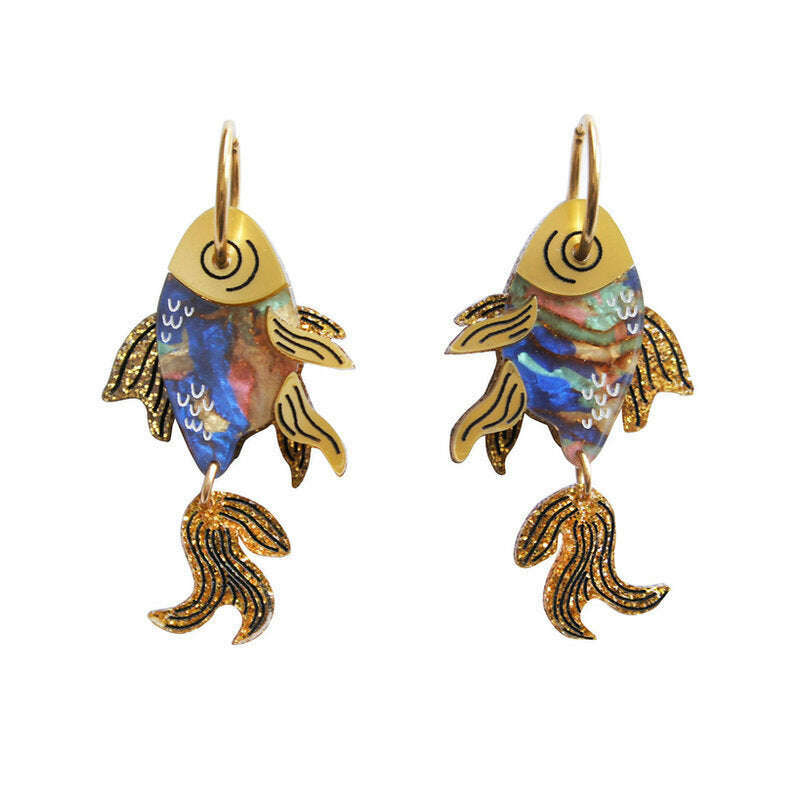 Fish Earrings by Laliblue