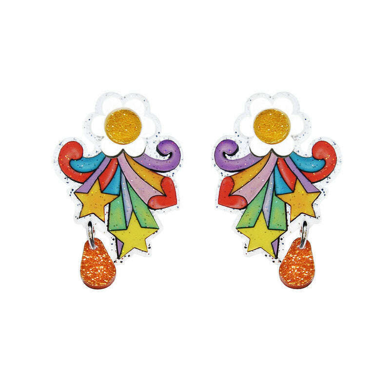Flower Power Earrings by Laliblue