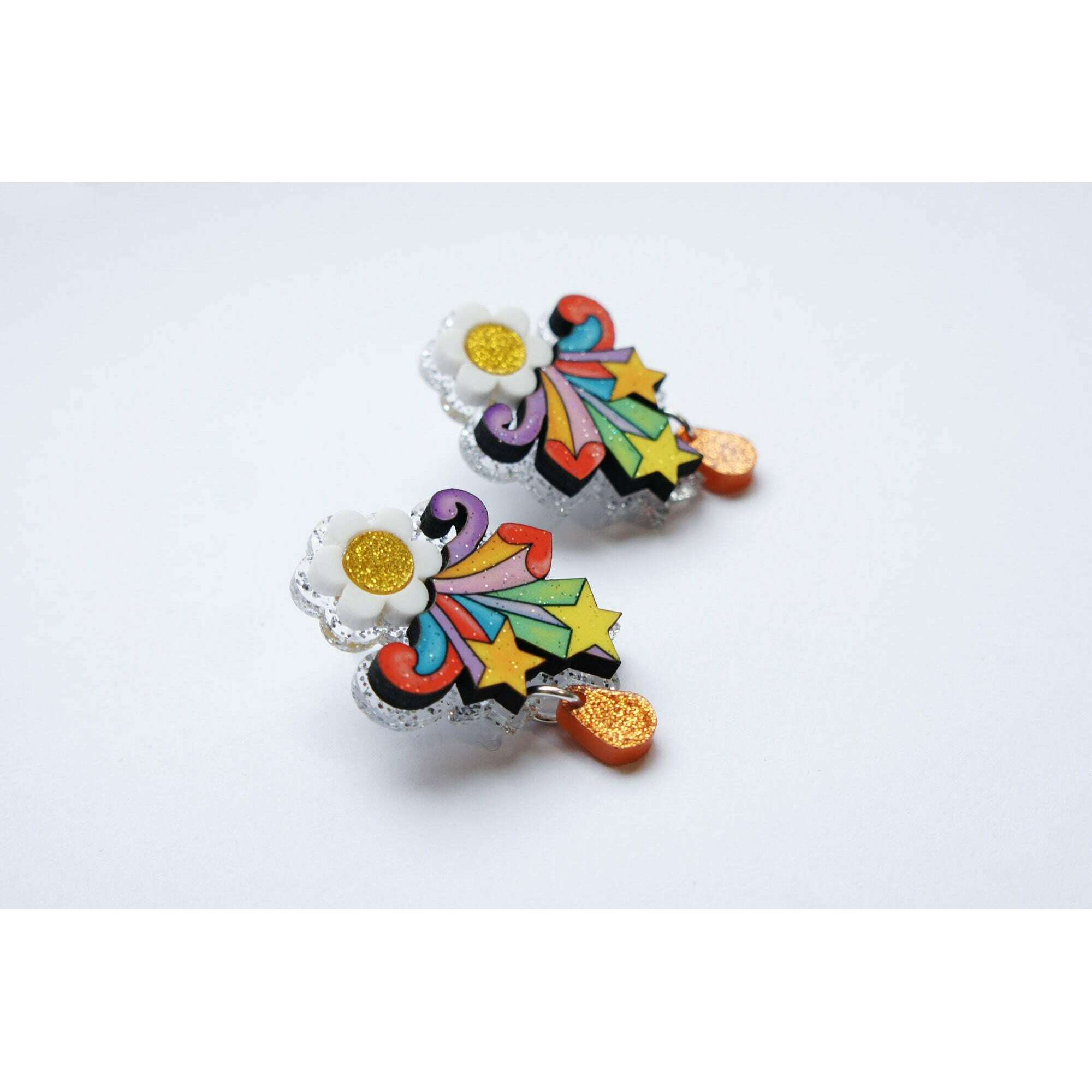 Flower Power Earrings by Laliblue