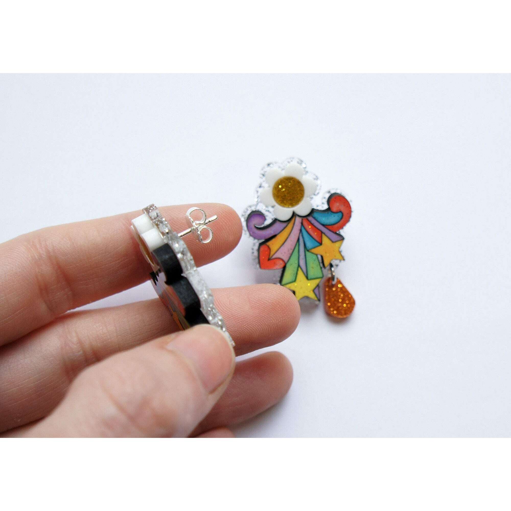 Flower Power Earrings by Laliblue