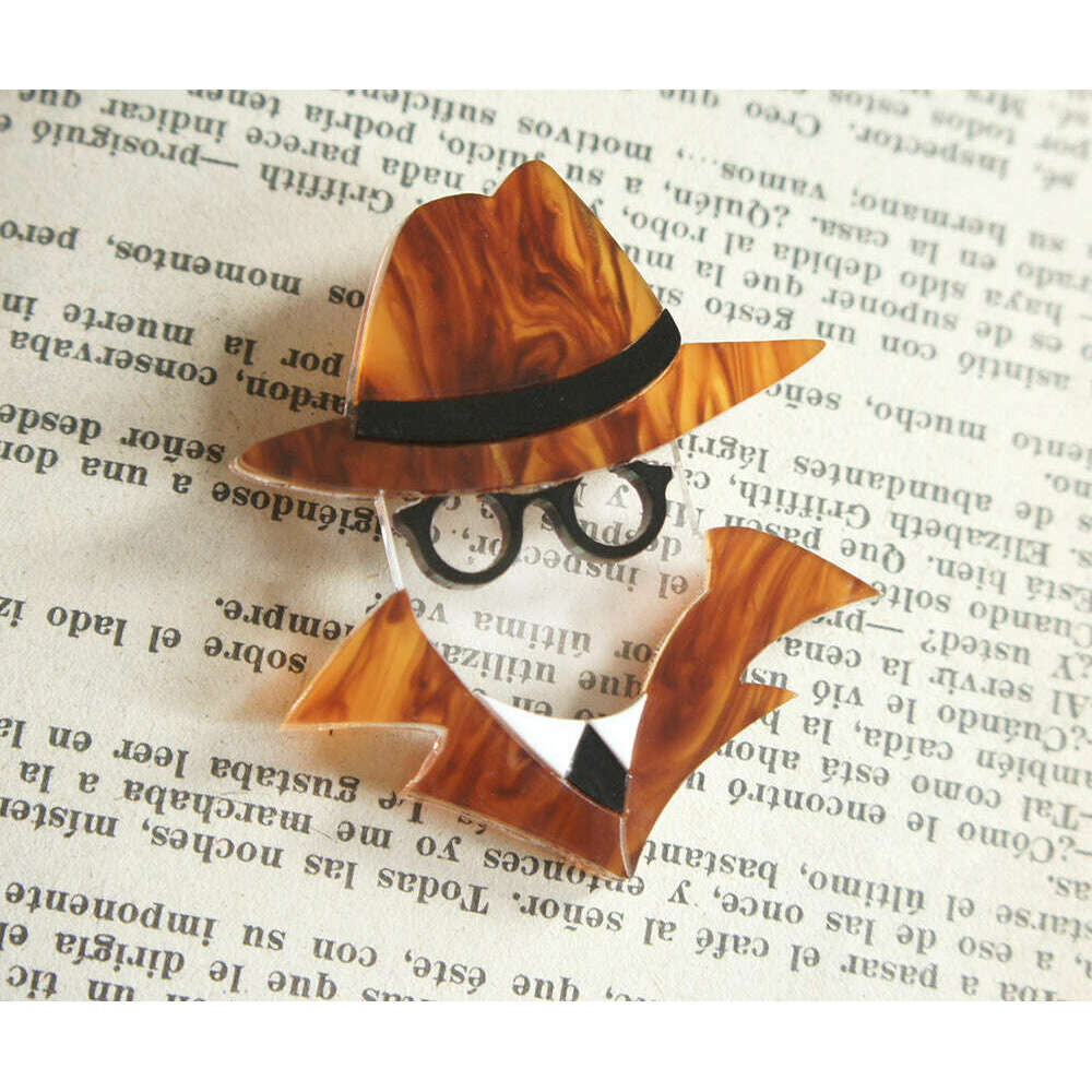 Invisible Man Brooch by Laliblue | PRE-ORDER SHIPS IN 2-3 WEEKS
