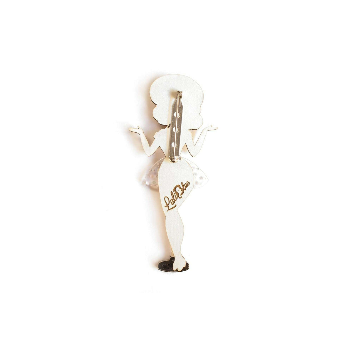 Pin Up Singer w/ Victrola Brooch by Laliblue | PRE-ORDER SHIPS IN 2-3 WEEKS