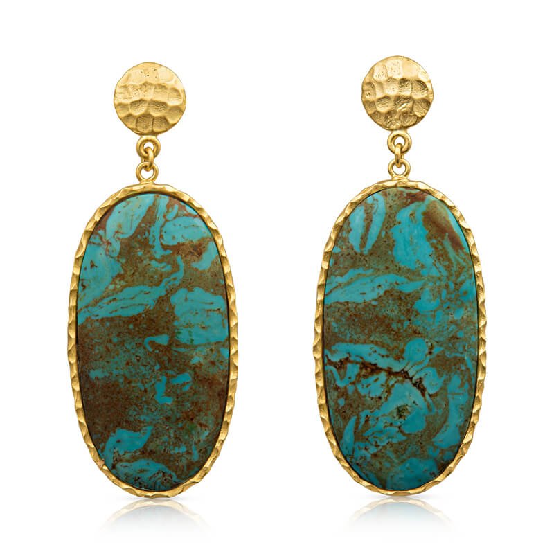 Large Drop Earrings by Christina Greene at Shirley Shoppe