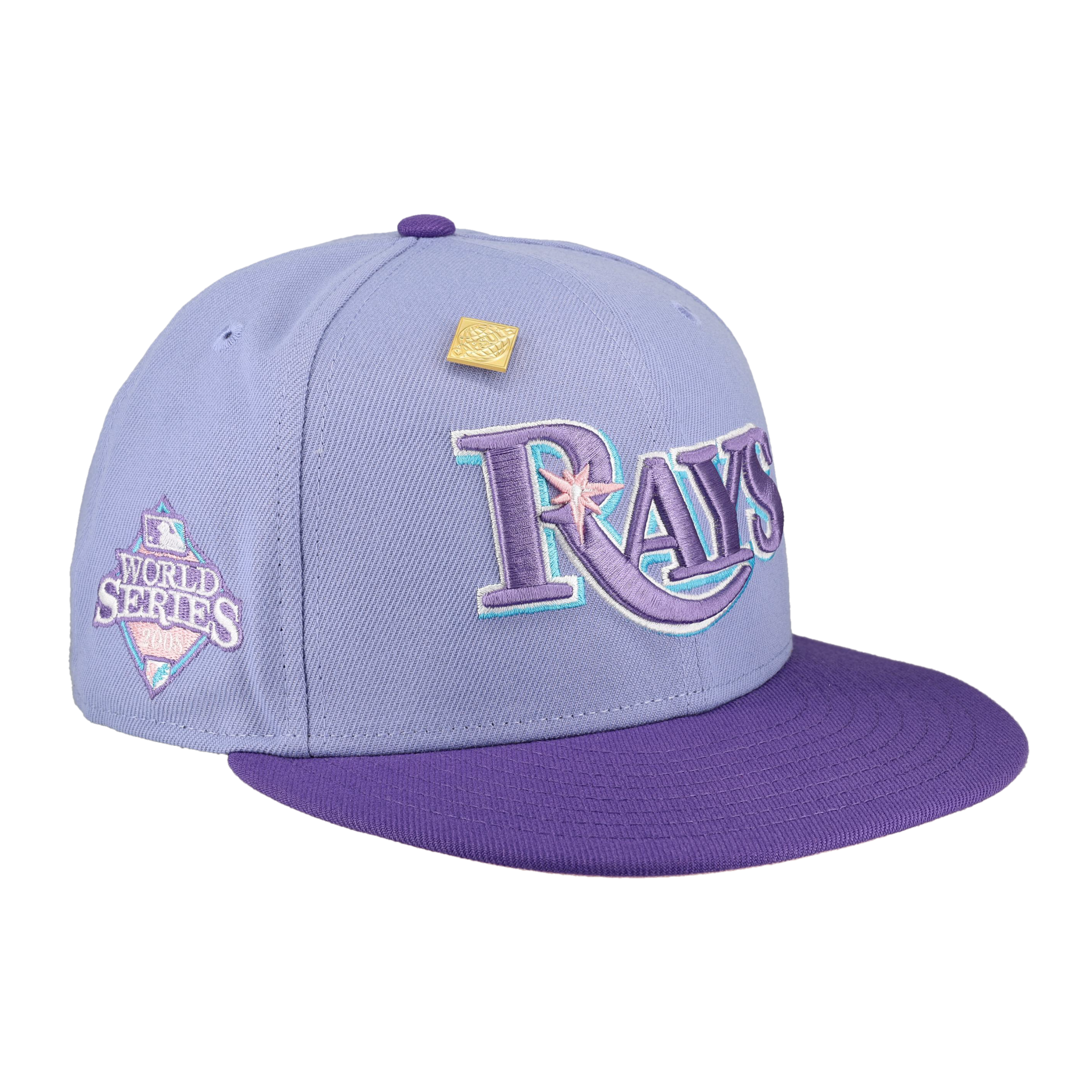 Tampa Bay Rays 2008 World Series Patch New Era 59Fifty Fitted Hat