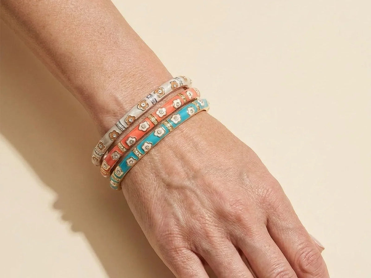 Daisy Love Stackable Bangle — Tone on Tone