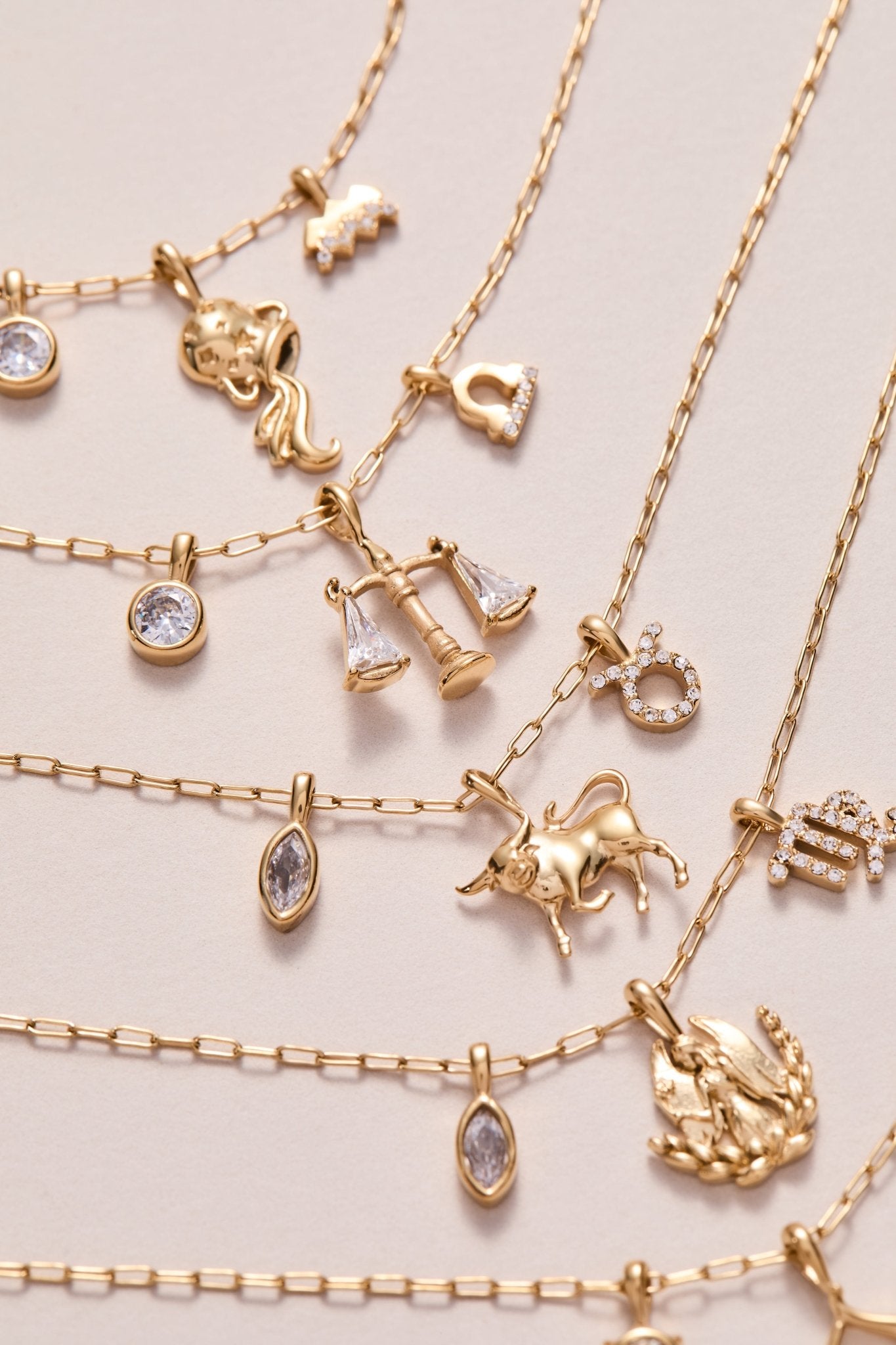 Libra Zodiac Charm Cluster Necklace by ALEX AND ANI at Shirley Shoppe