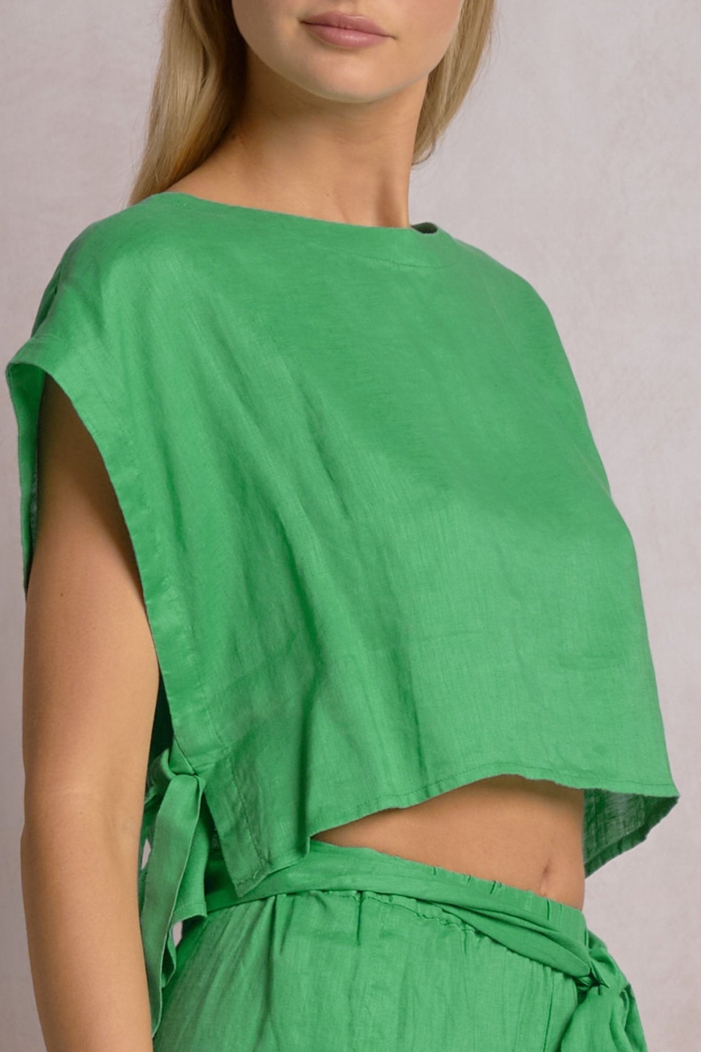 Lilian Top Green by Shop Elan at Shirley Shoppe