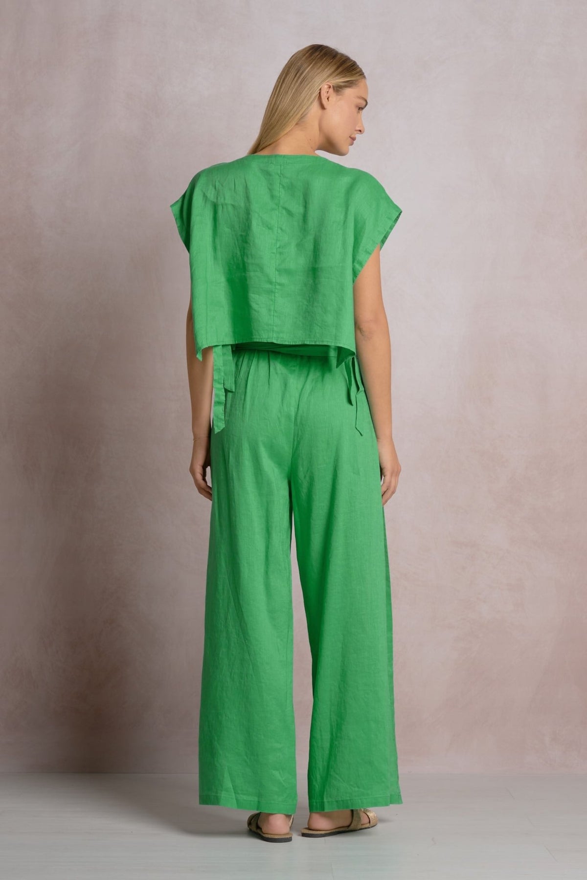 Lilian Top Green by Shop Elan at Shirley Shoppe