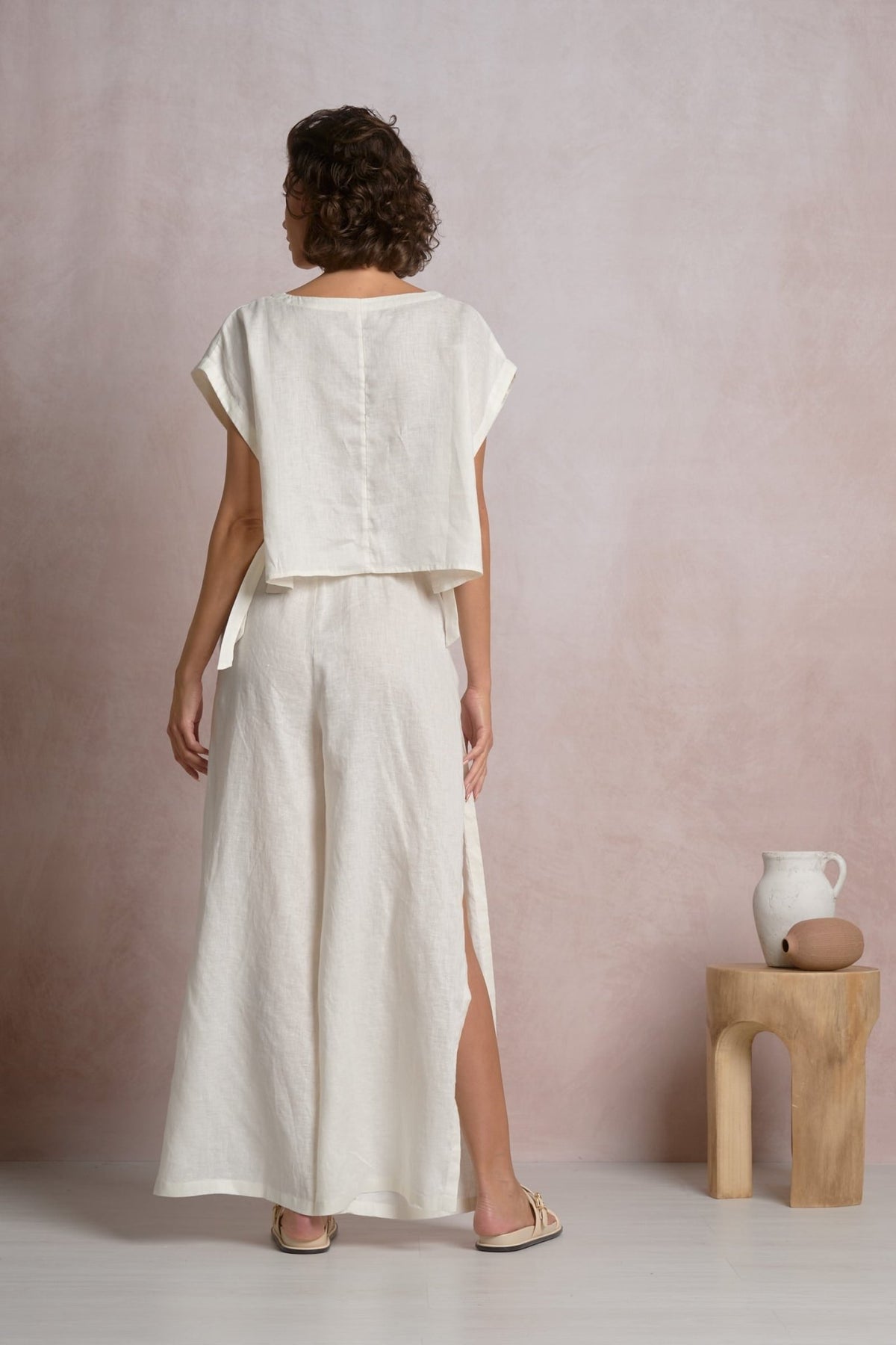 Lilian Top White by Shop Elan at Shirley Shoppe