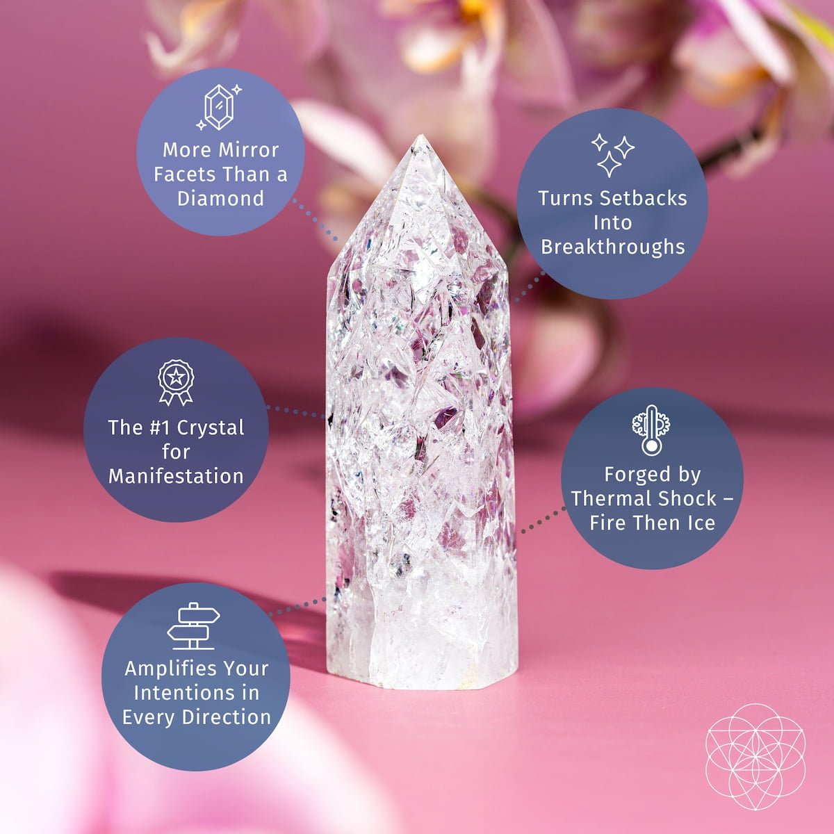 Limitless Manifestation - Ice Quartz Point by Conscious Items at Shirley Shoppe