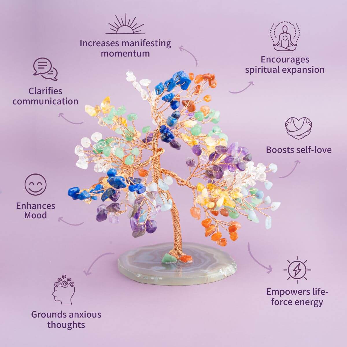 Limitless Possibilities - Feng Shui Chakra Tree by Conscious Items at Shirley Shoppe