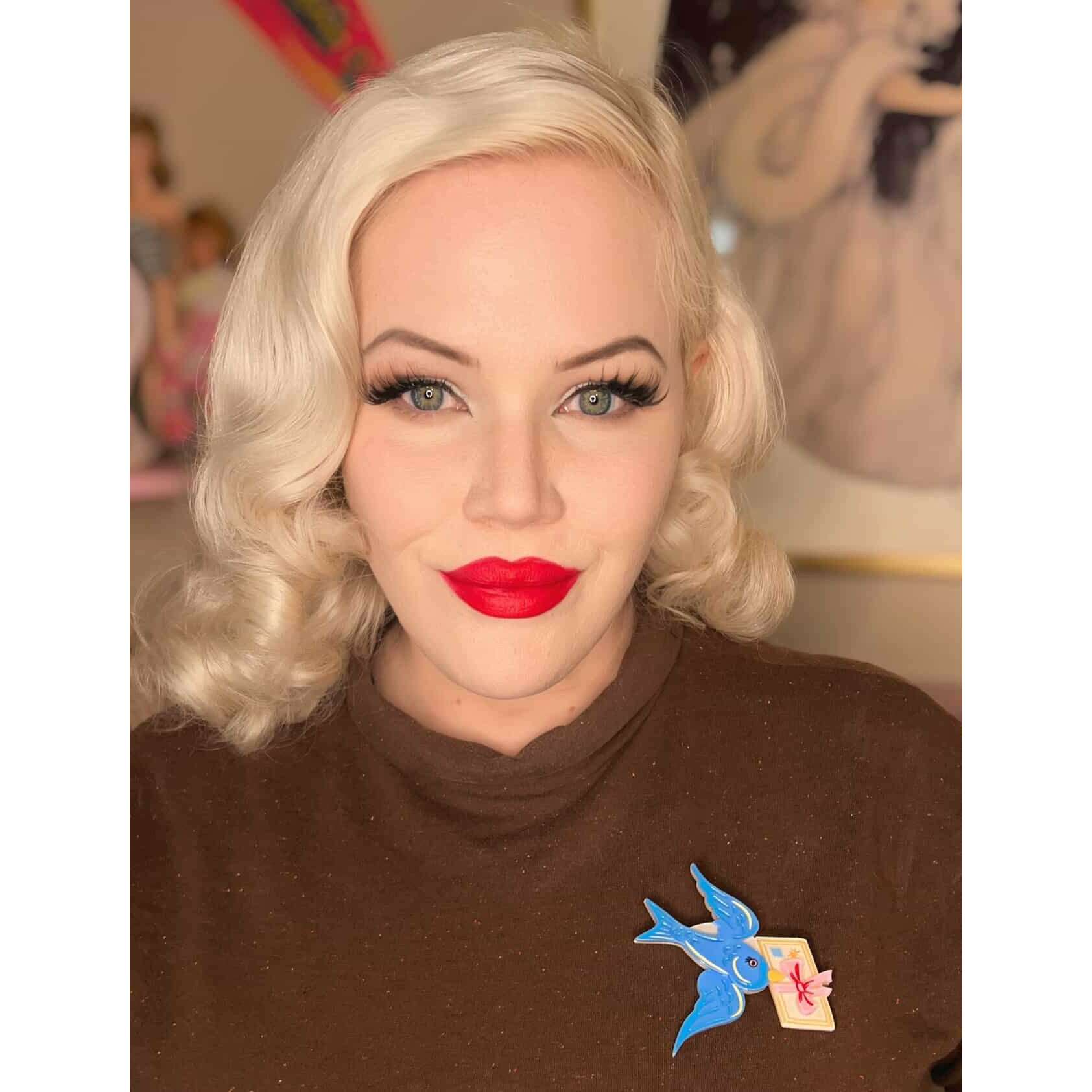 Flight of Fancy Brooch by 50's Vintage Dame x Lipstick & Chrome