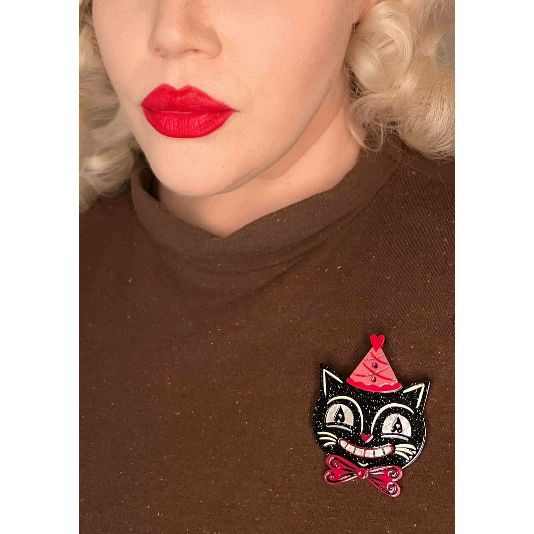 Sweetheart Jack Brooch by Johanna Parker x Lipstick & Chrome