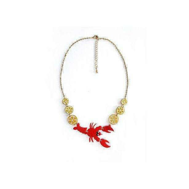 Lobster Necklace by Laliblue