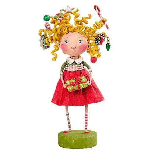Gabby Giftmas Christmas Figurine by Lori Mitchell - SHIPS AUGUST