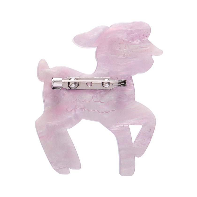 Lottie the Lamb Brooch by Erstwilder x Pete Cromer by Quirks! at Shirley Shoppe