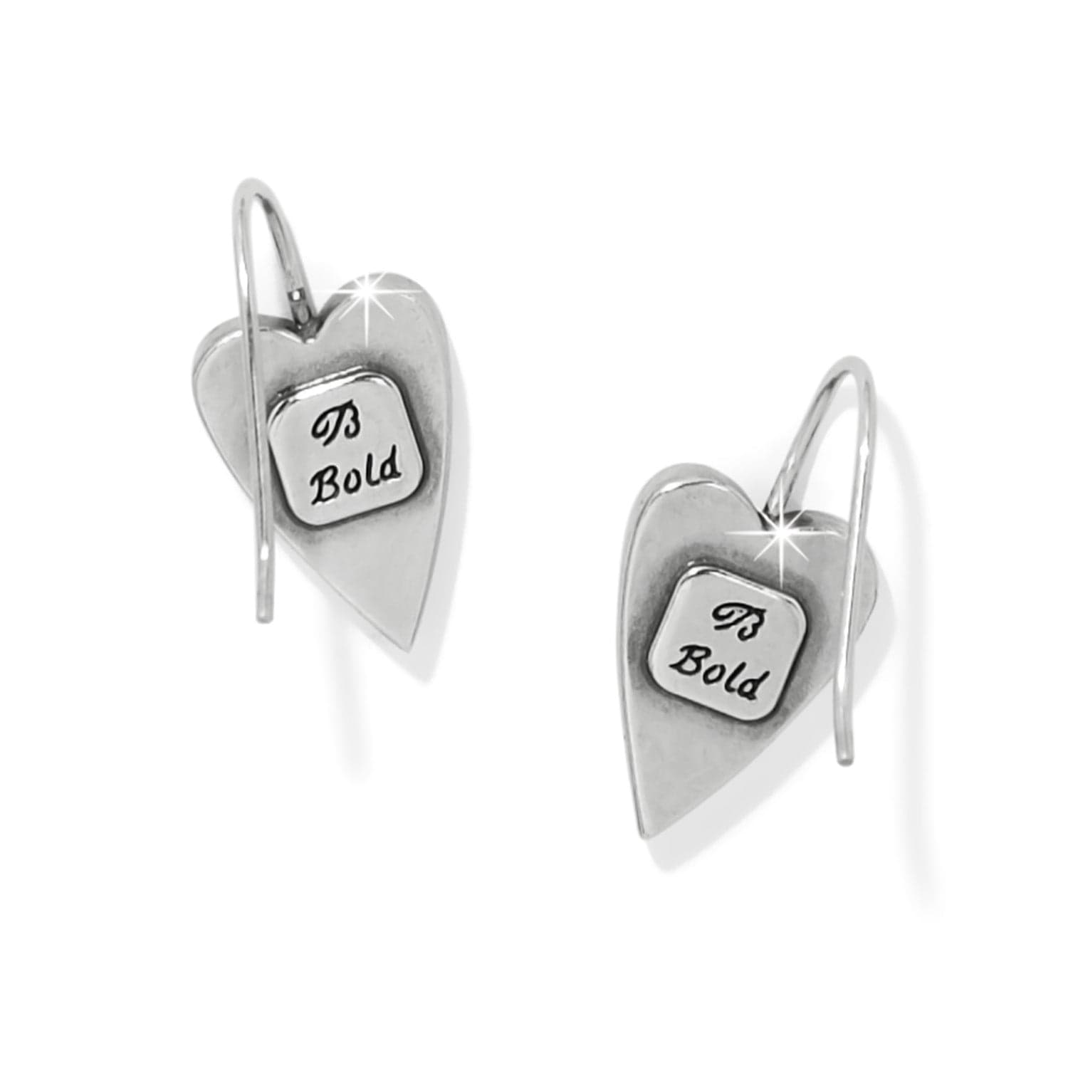 Love Messages B Bold French Wire Earrings