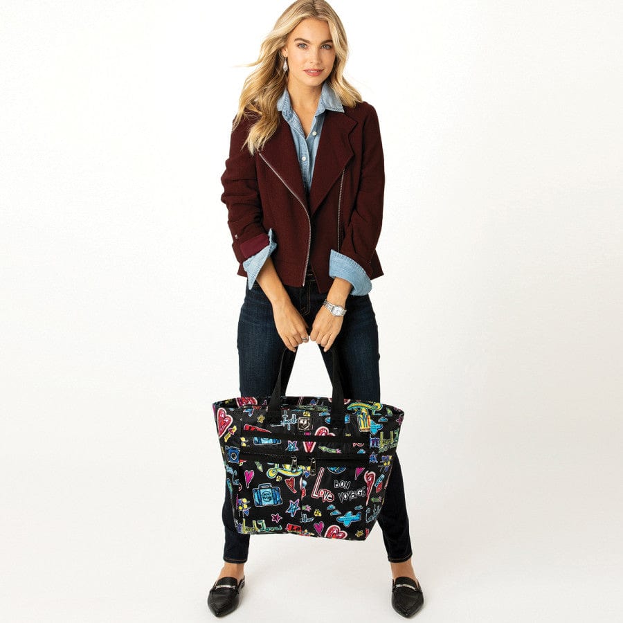Love Scribble Lock It Super Tote