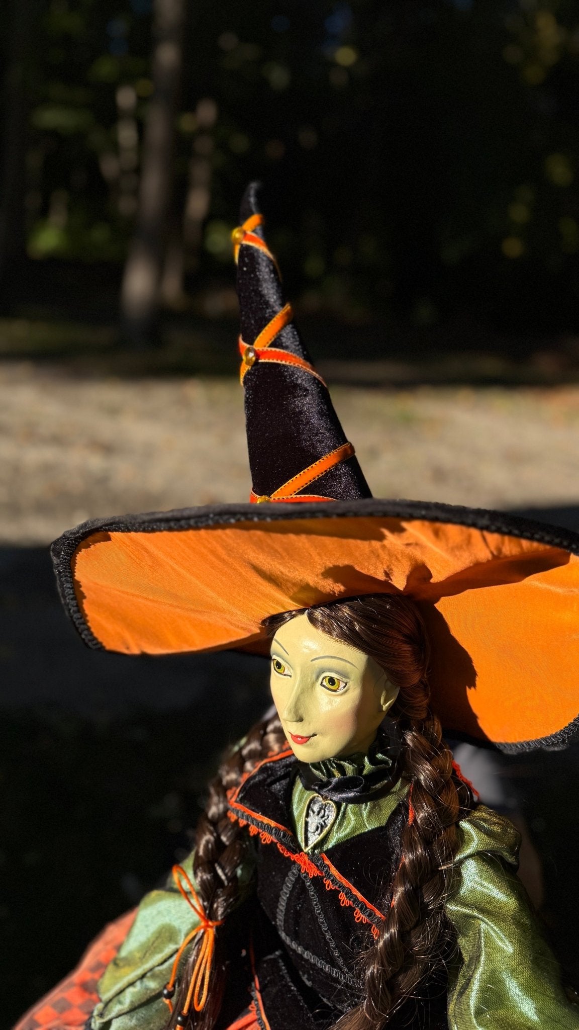 Lucinda Jinx Witch Doll 42" by Katherine's Collection by Quirks! at Shirley Shoppe