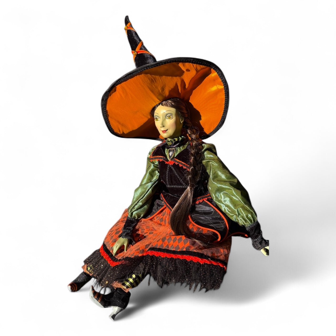 Lucinda Jinx Witch Doll 42" by Katherine's Collection by Quirks! at Shirley Shoppe