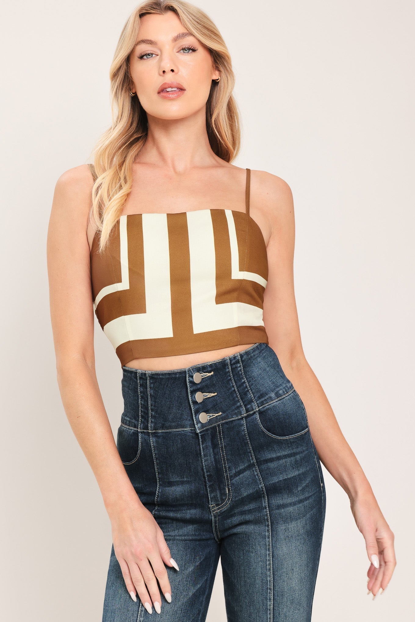 LUXE COAST WOVEN TOP AND PANT SET by Flying Tomato at Shirley Shoppe