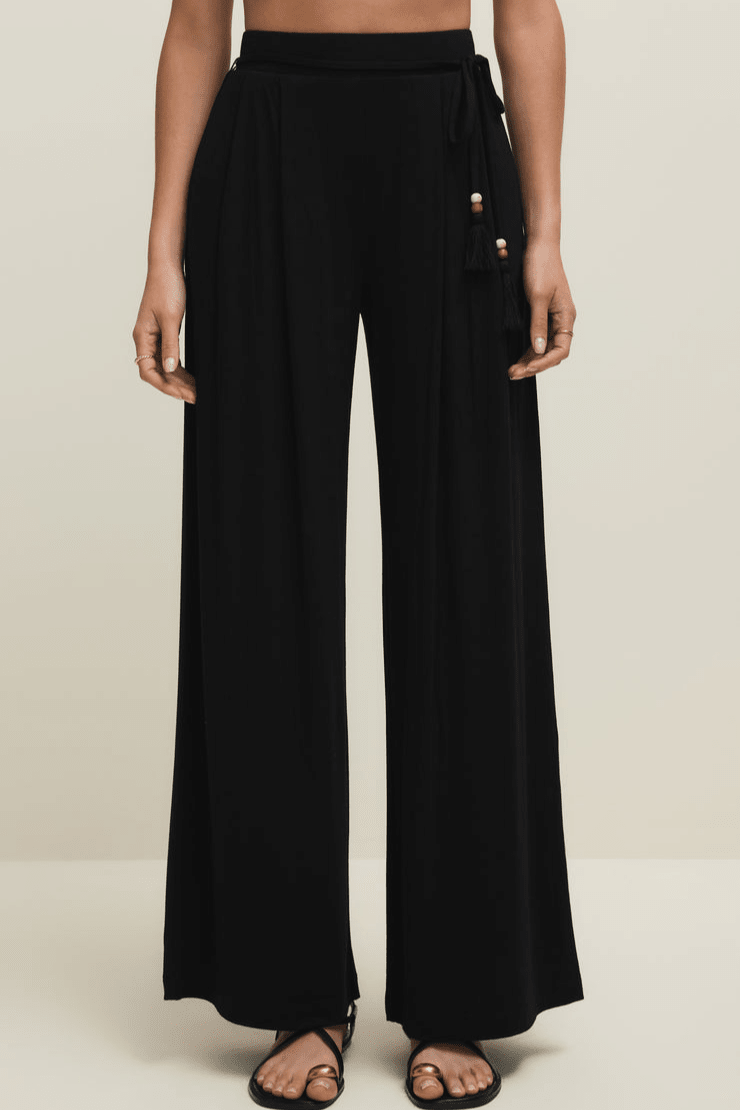 LYDIA WIDE LEG STRETCH PANT by z supply at Shirley Shoppe