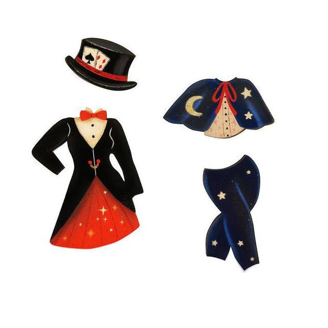 Magic Outfit Brooches by Laliblue by Quirks! at Shirley Shoppe