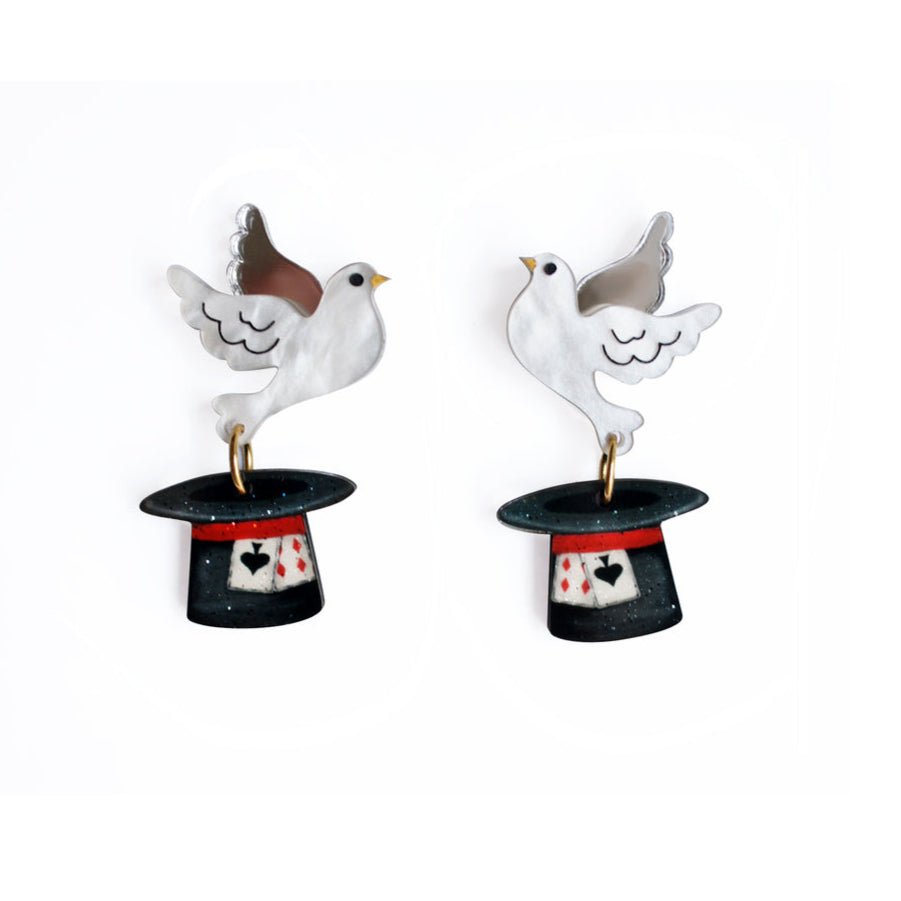 Magic Trick Earrings by Laliblue by Quirks! at Shirley Shoppe