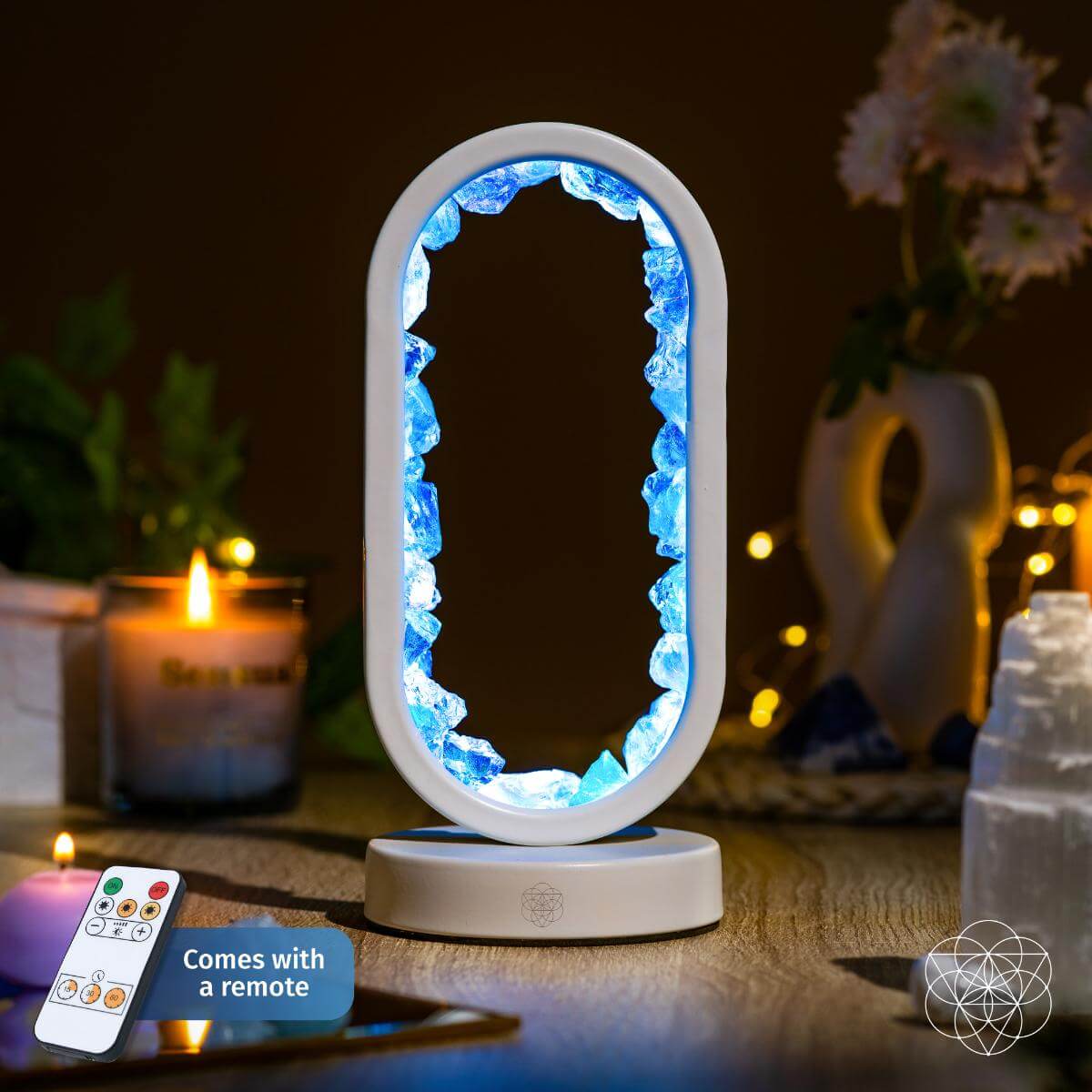 Manifest Success - Clear Quartz Lamp of Achievement by Conscious Items at Shirley Shoppe