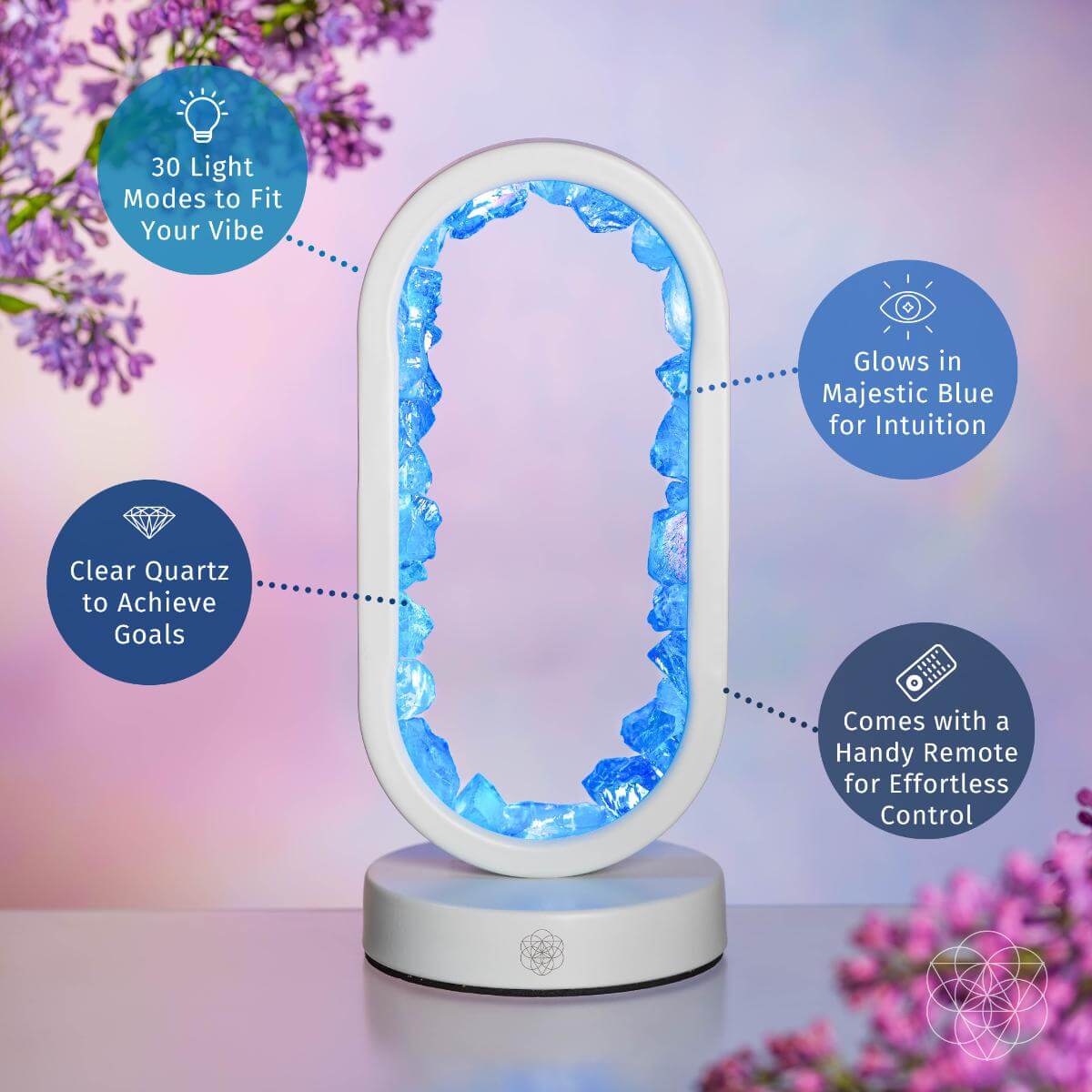 Manifest Success - Clear Quartz Lamp of Achievement by Conscious Items at Shirley Shoppe