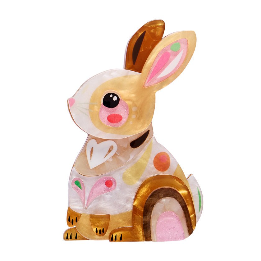 Maple the Bunny Brooch by Erstwilder x Pete Cromer by Quirks! at Shirley Shoppe