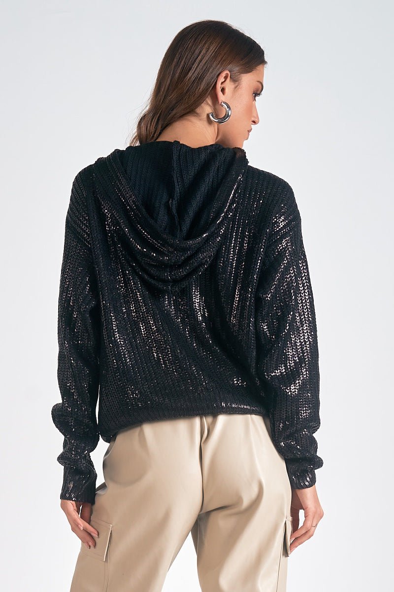 Margot Hoodie Black by Shop Elan at Shirley Shoppe