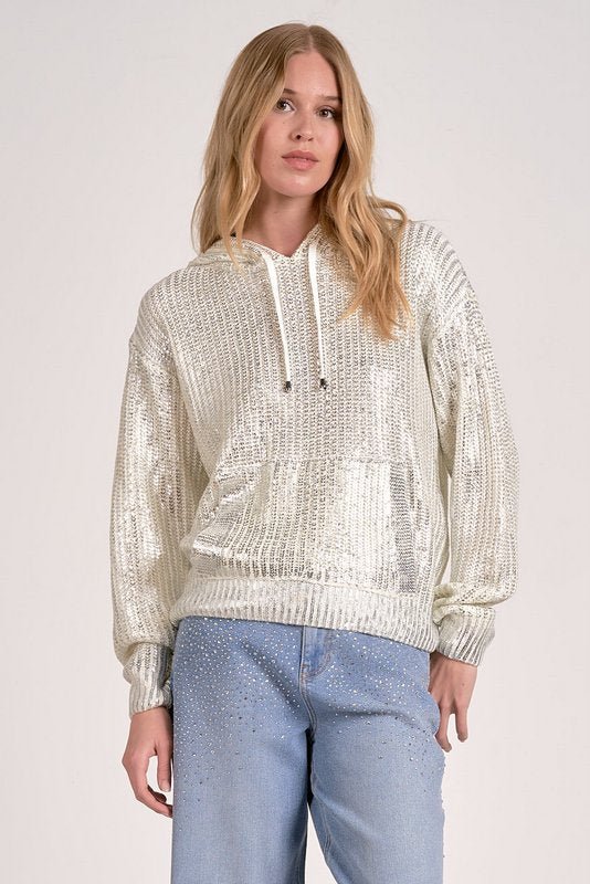 Margot Hoodie White by Shop Elan at Shirley Shoppe