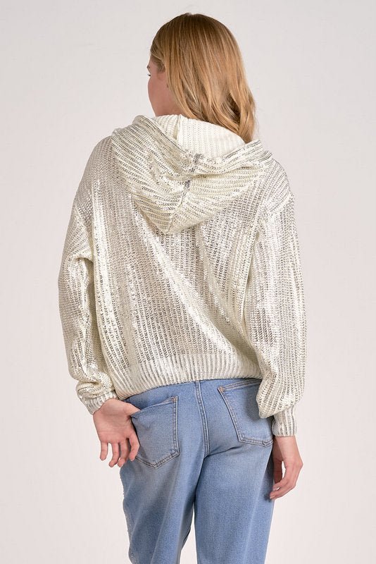 Margot Hoodie White by Shop Elan at Shirley Shoppe