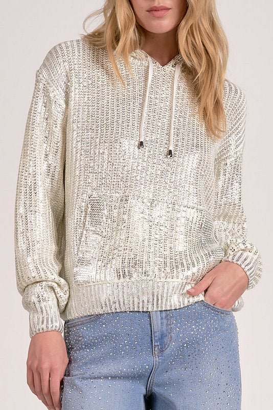 Margot Hoodie White by Shop Elan at Shirley Shoppe