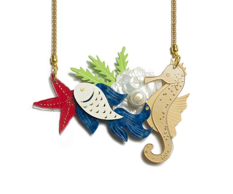 Marine Necklace by Laliblue by Quirks! at Shirley Shoppe