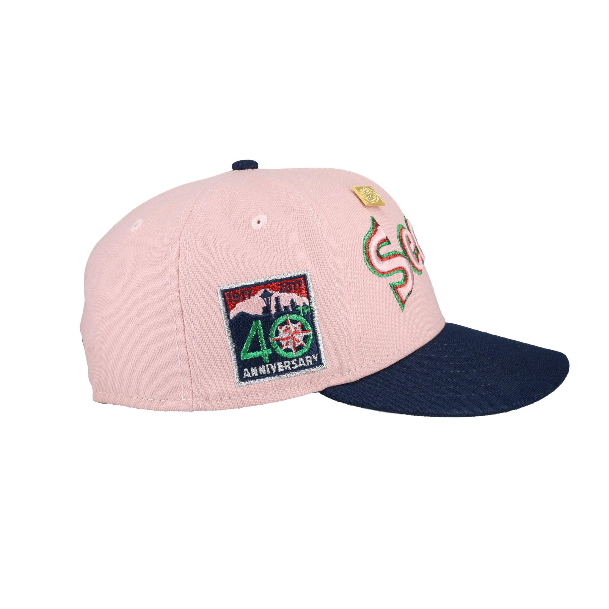 Seattle Mariners 40th Anniversary Patch 59Ffity Fitted Hat