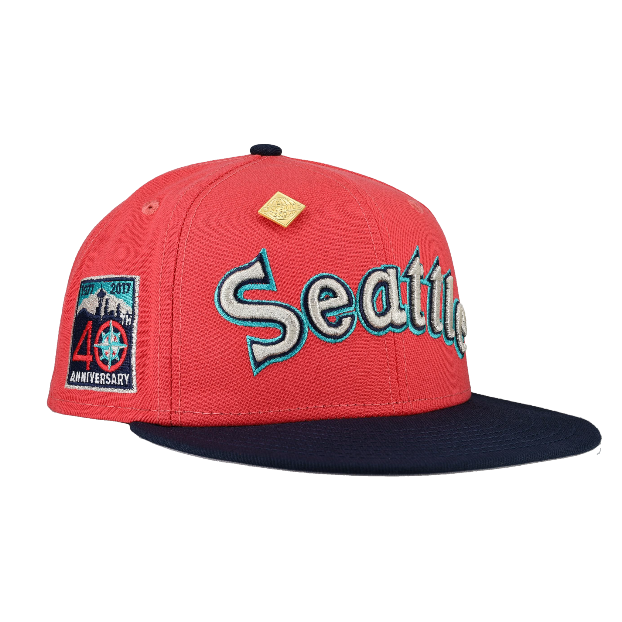 Seattle Mariners 40th Anniversary Side Patch 59Fifty Fitted Hat