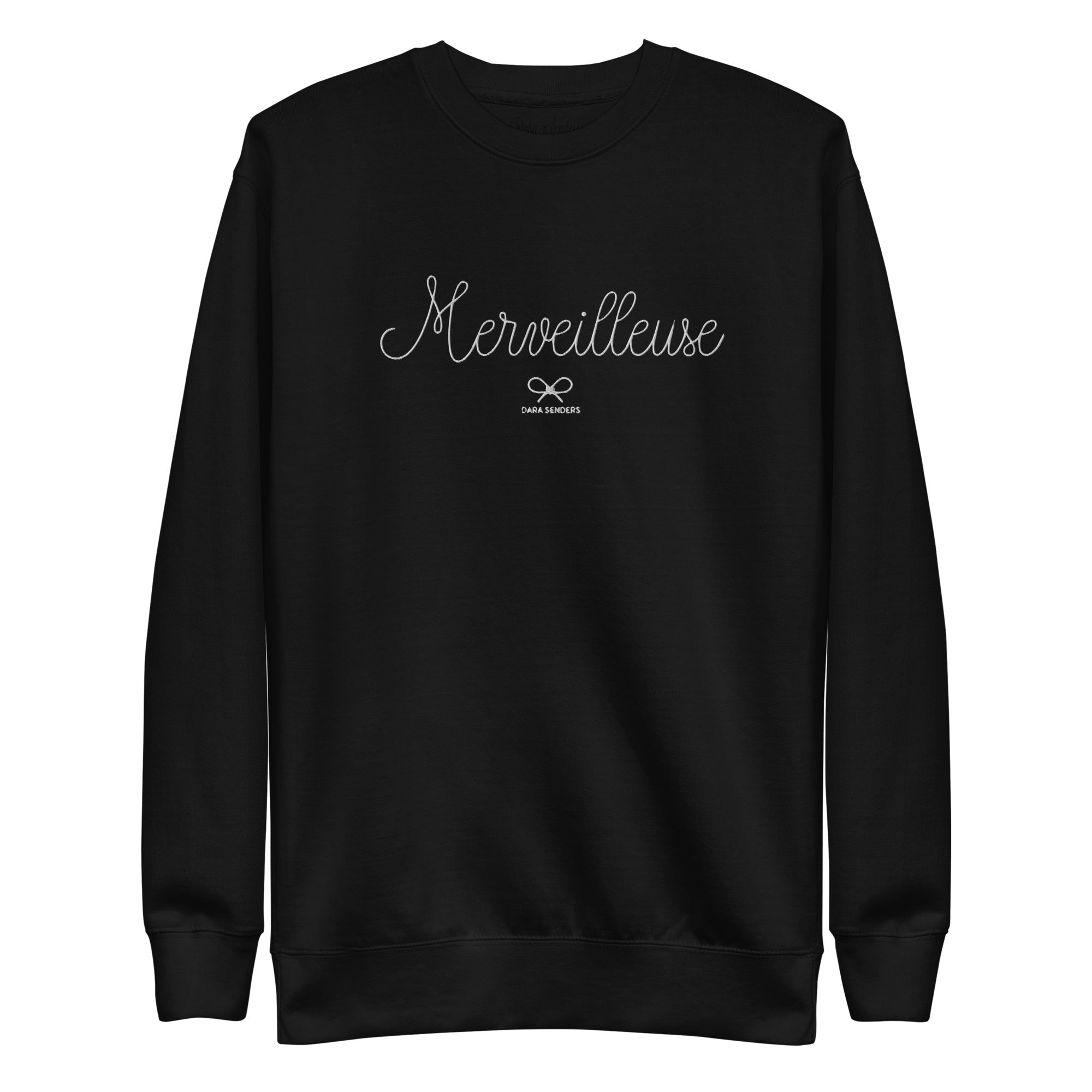 MARVELOUS SWEATSHIRT - EMBROIDERED PULLOVER by DARA SENDERS at Shirley Shoppe